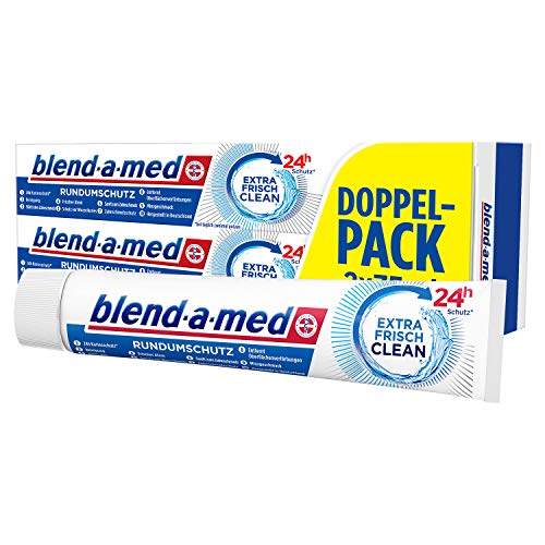 Blend-a-med Rundumschutz Extra Frisch Clean Zahnpasta (1 x 2x 75 ml) – Bild 3