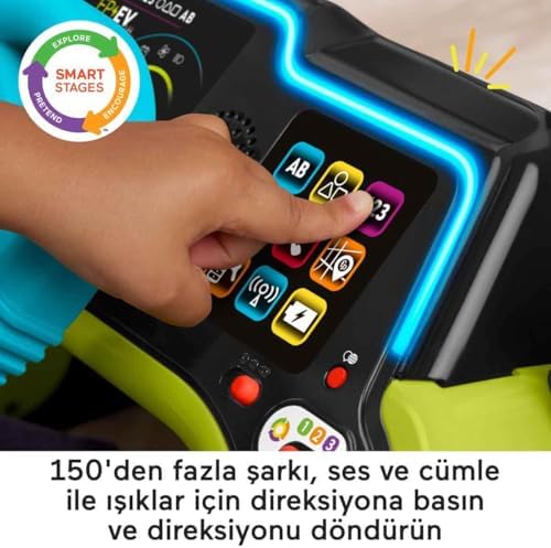 Fisher-Price Eğlen ve Öğren İlk Arabam Fisher-Price Eğlen ve Öğren bebek ve yürüme çağındaki çocuklar için birden fazla dil desteğine sahip eğitici İlk Arabam Aktivite Merkezi HYR91 - Görsel 4