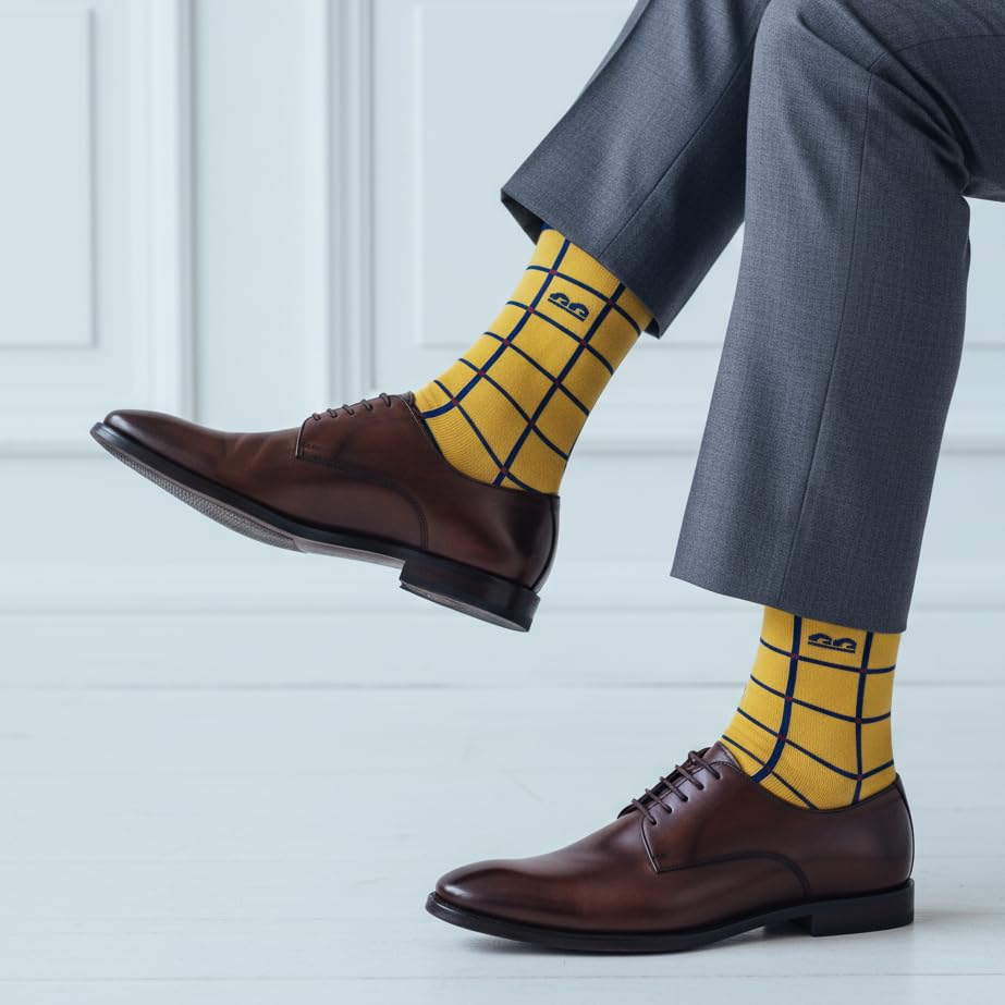 Image of The Sock Street Bamboo Crew Socks for Men Combo | Full Calf Length Premium Bamboo | Odour-Free, Breathable & Durable | Cushioned Base & Anti-bacterial | 3X Softer than Cotton Socks | Pack of 3