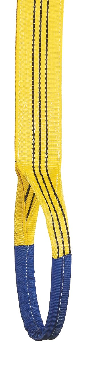 Cinta de elevación de 3000 kg, Color Amarillo, Longitud 6 m, para grúas, Cadenas y talleres