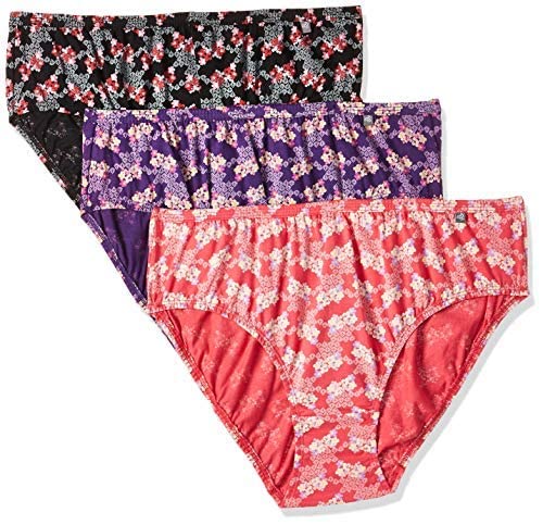 Image of Jockey 1406 Women's High Coverage Super Combed Cotton Mid Waist Hipster with Concealed Waistband and Stay Fresh Treatment (Pack of 5 Colors & Prints May Vary)