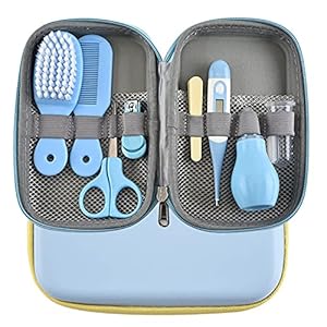 Baby Healthcare and Grooming Kit, FantasyDay 8 in 1 Newborn Essentials Nursery Care Set with Toothbrush Nail Clipper…