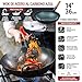 YYOSUKATA Sarten Wok de Acero al Carbono 36 cm Imagen de YYOSUKATA Sarten Wok de Acero al Carbono 36 cm