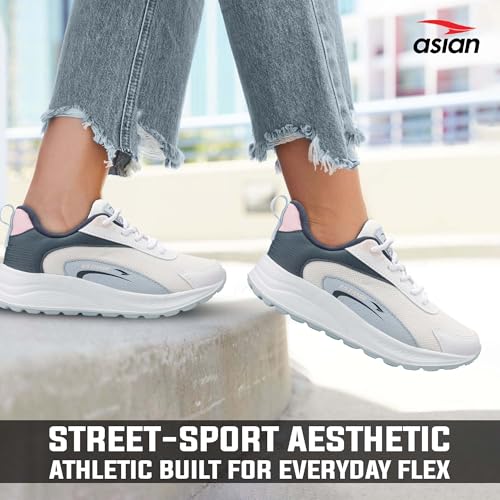 Image of ASIAN Mercury-31 Sports Running Shoes for Women & Girls | Lightweight Breathable Trainers with Memory Foam | Ideal for Gym & Daily Use