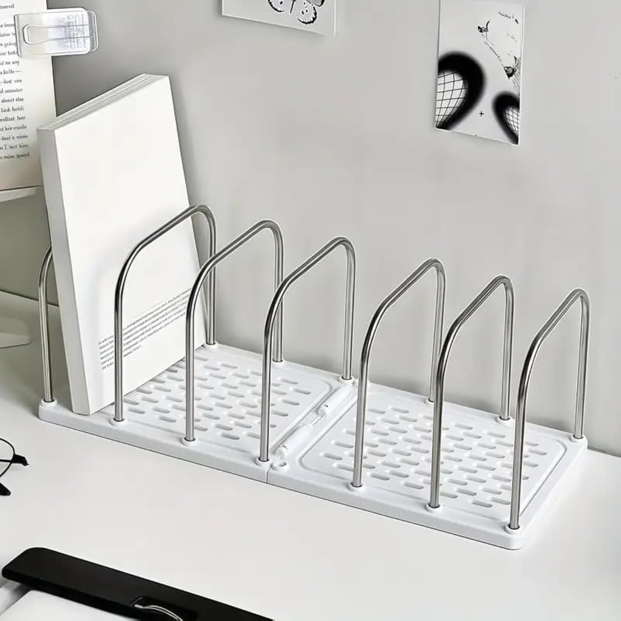 File Rack and Book Organizer, Study Table Accessory