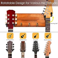 Cintre pour guitare Support mural pour étagère pour guitare Support en bois 4 en 1 Multifonction pour instrument de… - Les Beatles, Paul McCartney, John Lennon, RIngo Starr, George Harrison Cintre pour guitare Support mural pour étagère pour guitare Support en bois 4 en 1 Multifonction pour instrument de… – Image 2