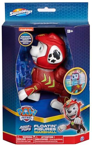 Swimways Paw Patrol Marshall Floatin Figures Swimming Pool Accessories & Kids Pool Toys Paw Patrol Party Supplies & Water Toys for Kids Aged 3 & Up