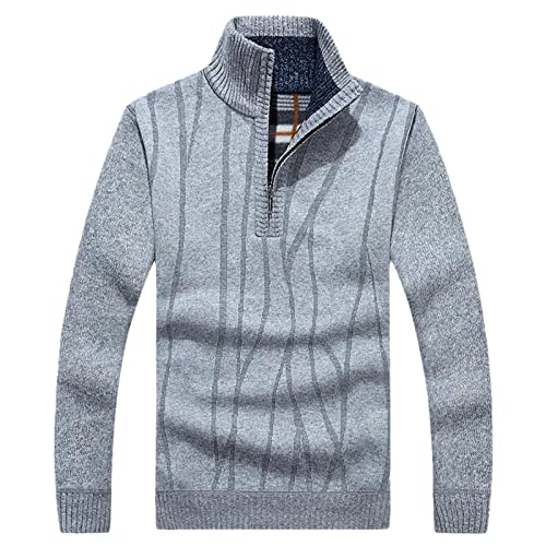Pull homme épais gris XXL pour lutter contre le froid d'hiver avec style