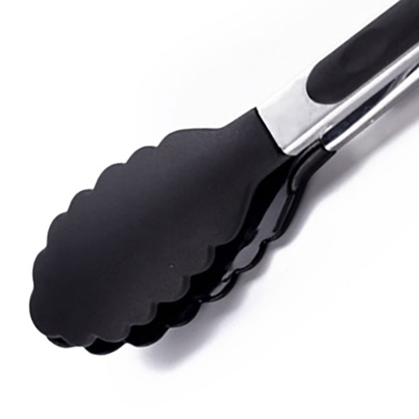 Grillzange, Mini-Grillzange, Lebensmittelzange, Edelstahl, Küchenzange, Silikon-Nylon, Kochklammer, BBQ-Salat-Werkzeug, Grill-Küchenzubehör, Zange