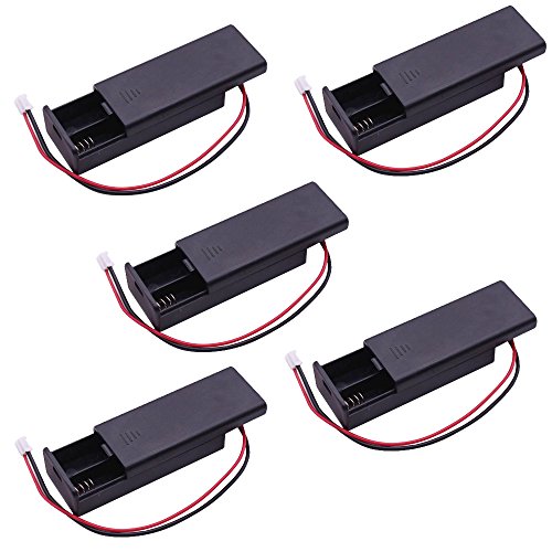 3V AAA Battery Holder Case Cover Storage Box with ON/Off Switch PH2.0 JST