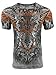 Xtreme Couture by Affliction Men's T-Shirt Faith & Glory L Gray