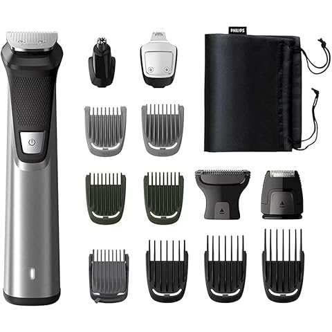 Philips Multigroom Series 7000 14-in-1, für Gesicht, Haare und Körper mit DualCut-Technologie (Modell MG7745/15) Cover