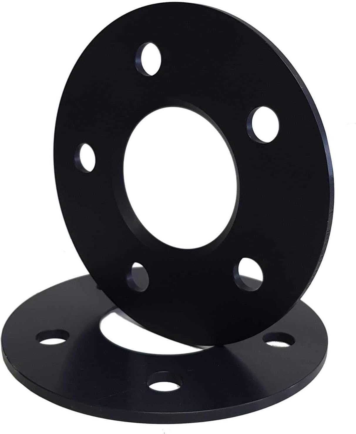 TRACER Spurverbreiterungen Distanzscheiben 10205W 5mm schwarz eloxiert - Lochkreis 100/5+112/5 - Mittenloch 57,1-2 Stück