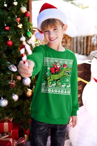BesserBay Kid's Christmas Ugly Santa Claus Sweatshirt 4-14 Years3