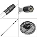 Yiju Retractable Fishing Net Aluminum Alloy Tool for Kayak Fly Freshwater Saltwater, 1.5 Meters