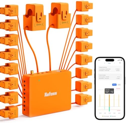Emporia Vue 3 vs. Refoss EM16: Which Energy Monitor Is the “Diagnostic Scan” Your Home Needs? 4 Smart Home Energy Monitor with Real-Time Accurate Energy Consumption Tracking, Supports Home Assistant, Electricity Usage Monitor with Local Control, Open API & Web UI, Solar Metering, ETL Certified