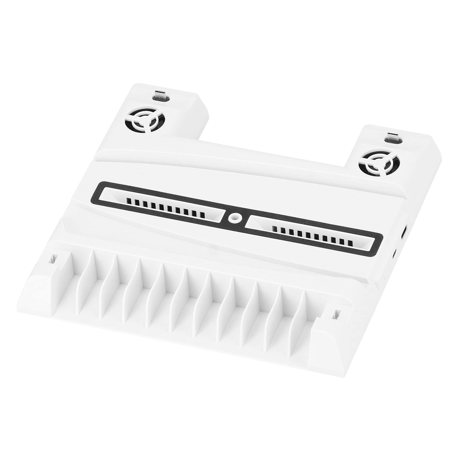 Base per Console di Gioco Multifunzione, Base di Raffreddamento per Console di Gioco Base per Ventola Multifunzionale con Supporto per Dischi Bianco