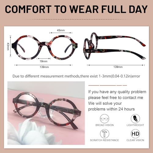 Image of OCCI CHIARI Stylish Reading Glasses Women's Readers Comfort Eyeglasses