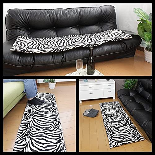 Amazon.co.jp: シートクッション ロング 45×125cm パープルゼブラ 長