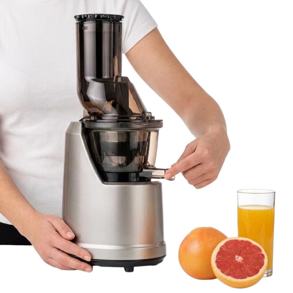 Drumstone (𝐒𝐩𝐞𝐜𝐢𝐚𝐥 𝟏𝟓 𝐘𝐞𝐚𝐫𝐬 𝐖𝐚𝐫𝐫𝐚𝐧𝐭𝐲) Cold Press Slow Juicer Machine for Fruits and Vegetables, Home Juicer for Juice, Nut Milk & Leafy Greens, Easy Clean Design-picture-19