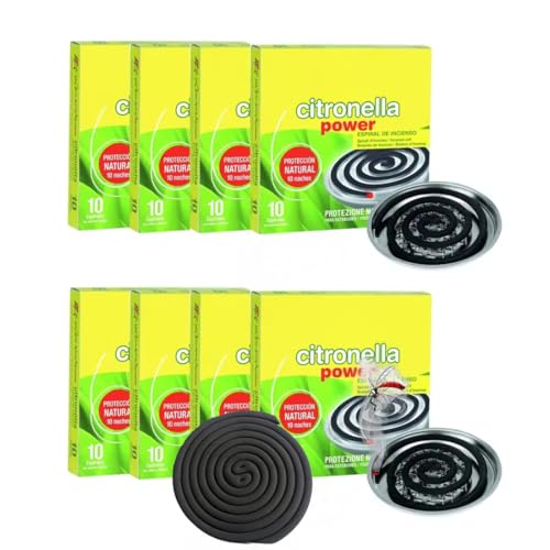 . ilumina tu vida . Panda Home PandaHome Espirales Incienso citronela Pack 2/4/8 de 10 Unidad,Repelente antimosquito en interiot o Exterior-8U