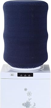 5 Gallon Water Dispenser Barrel Cover - Durable High Stretchy Bucket Dust Cover for Water Cooler - Reusable Decor for Home Office Dark Blue