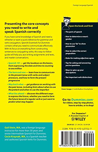 Spanish Essentials For Dummies - Image 2