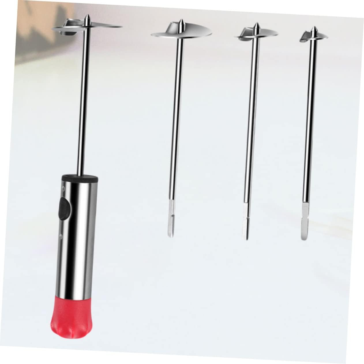 Stainless Steel Core Remover Vegetable Corer Drill Tool for and Vegetable Hollowing Ergonomic Handle for Quick Cherry Pitting at Home