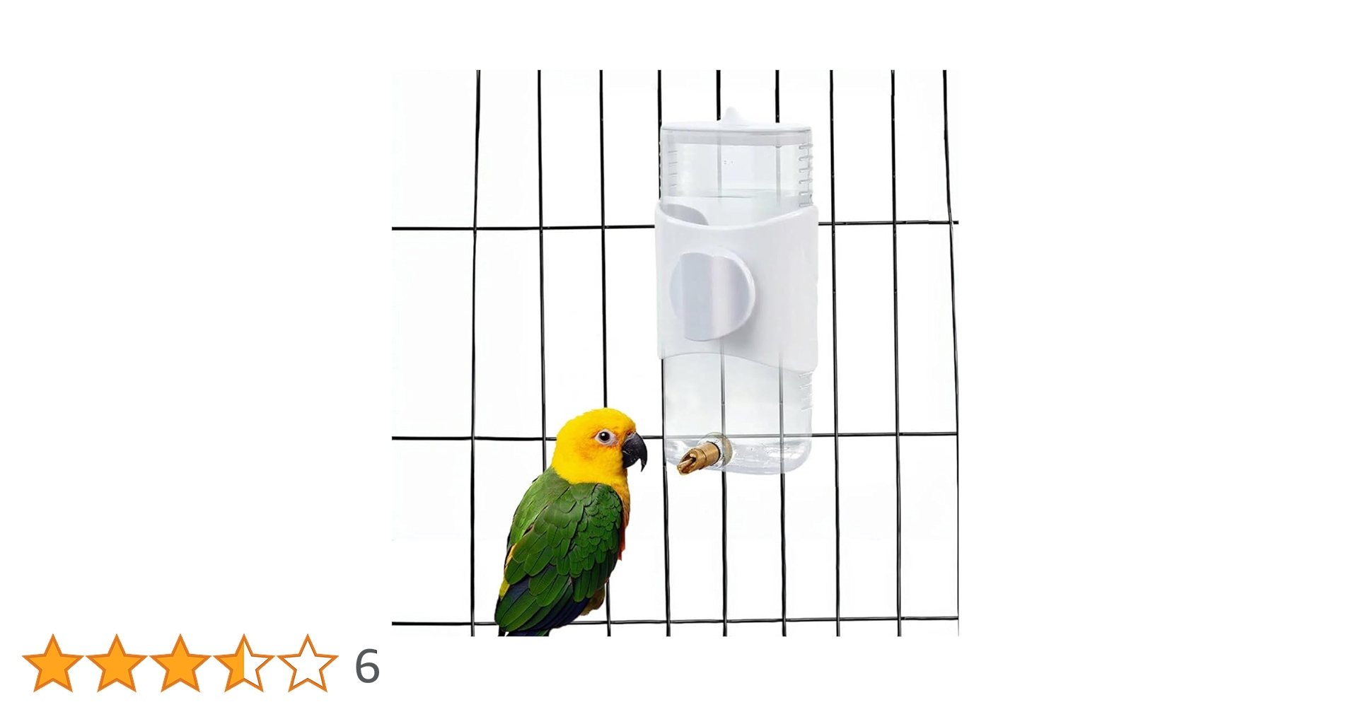 Amazon | IYOIYA 鳥 水入れ 自動 給水器 カゴ ケージ 外付け 水飲み器