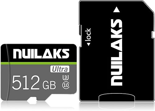 Tarjeta Micro SD de 512 GB de alta velocidad para Nintendo Switch, tarjeta de memoria impermeable para teléfono inteligente Android, cámara digital,
