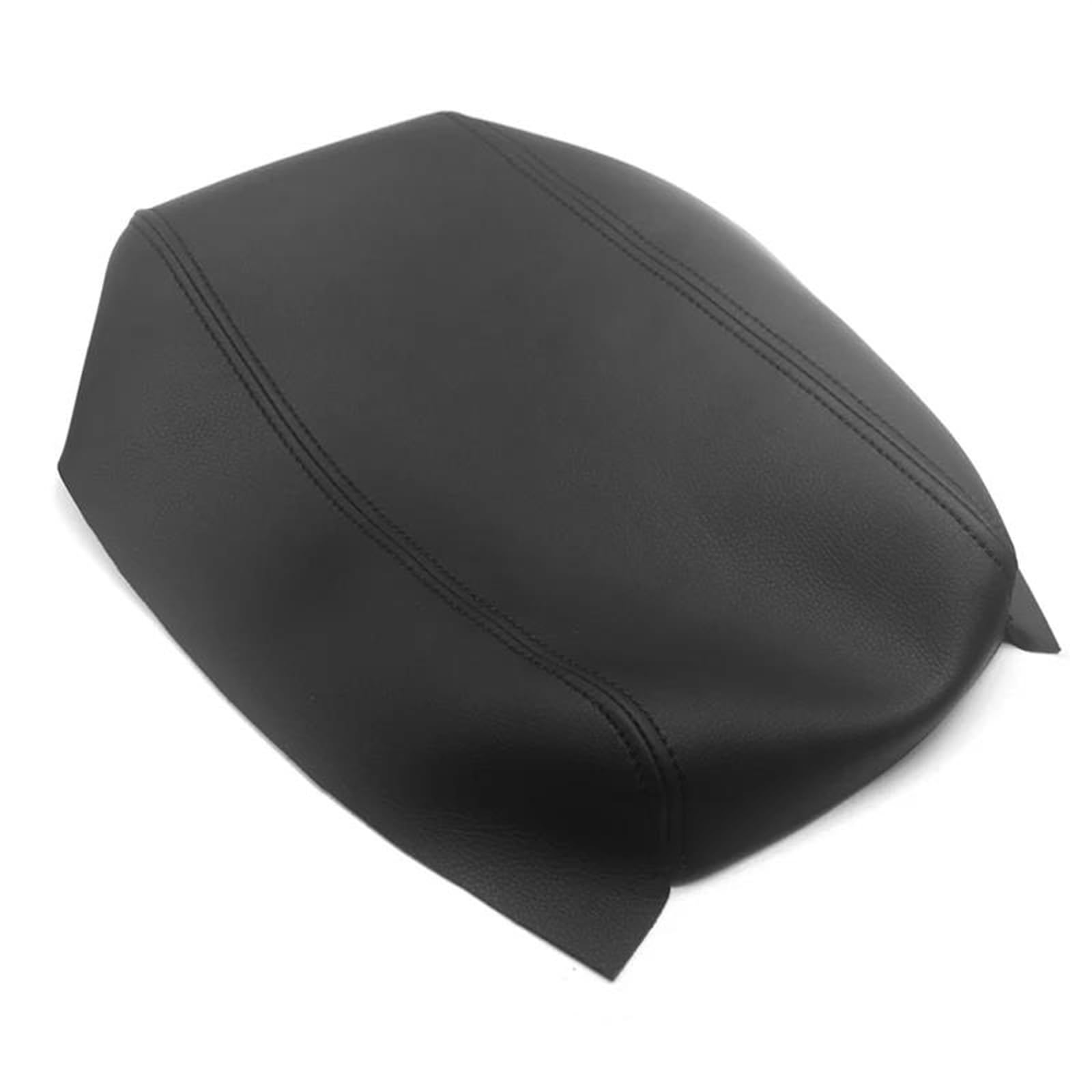 Zapora Black Soft Leather Armrest Cover For Toyota For Prius 2004-2008 Car Center Control Armrest Box Skin Cover Sticker Trim Suvs(Black)