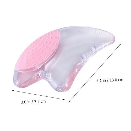 Miniatura 2 de Herramienta de cristal para tratamiento de masaje de placa de terapia de resina lisa para cara, 1 ud