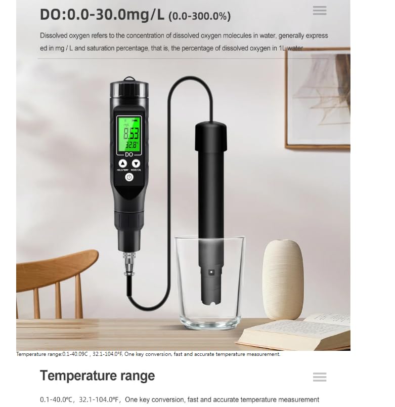Temperature unit conversion on BLE-9100 Dissolved Oxygen Meter