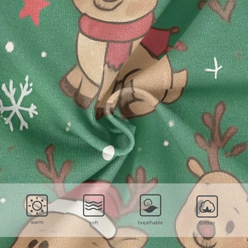 Girls' Cotton Panties Comfort Underwear for Toddler Christmas Reindeer3