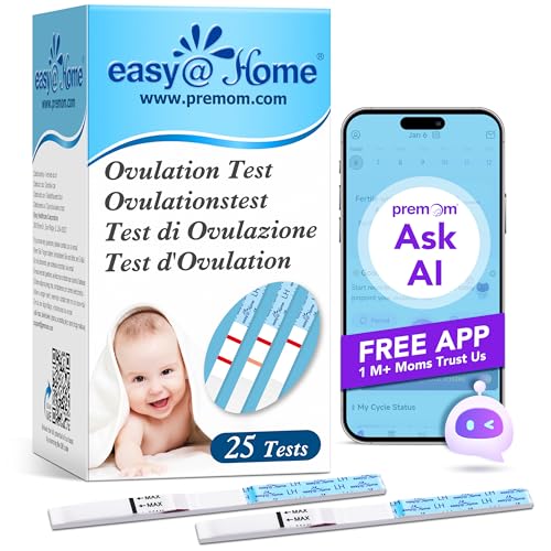Easy@Home 25 Ovulationstest Kinderwunsch Fruchtbarkeitstest für Frauen...