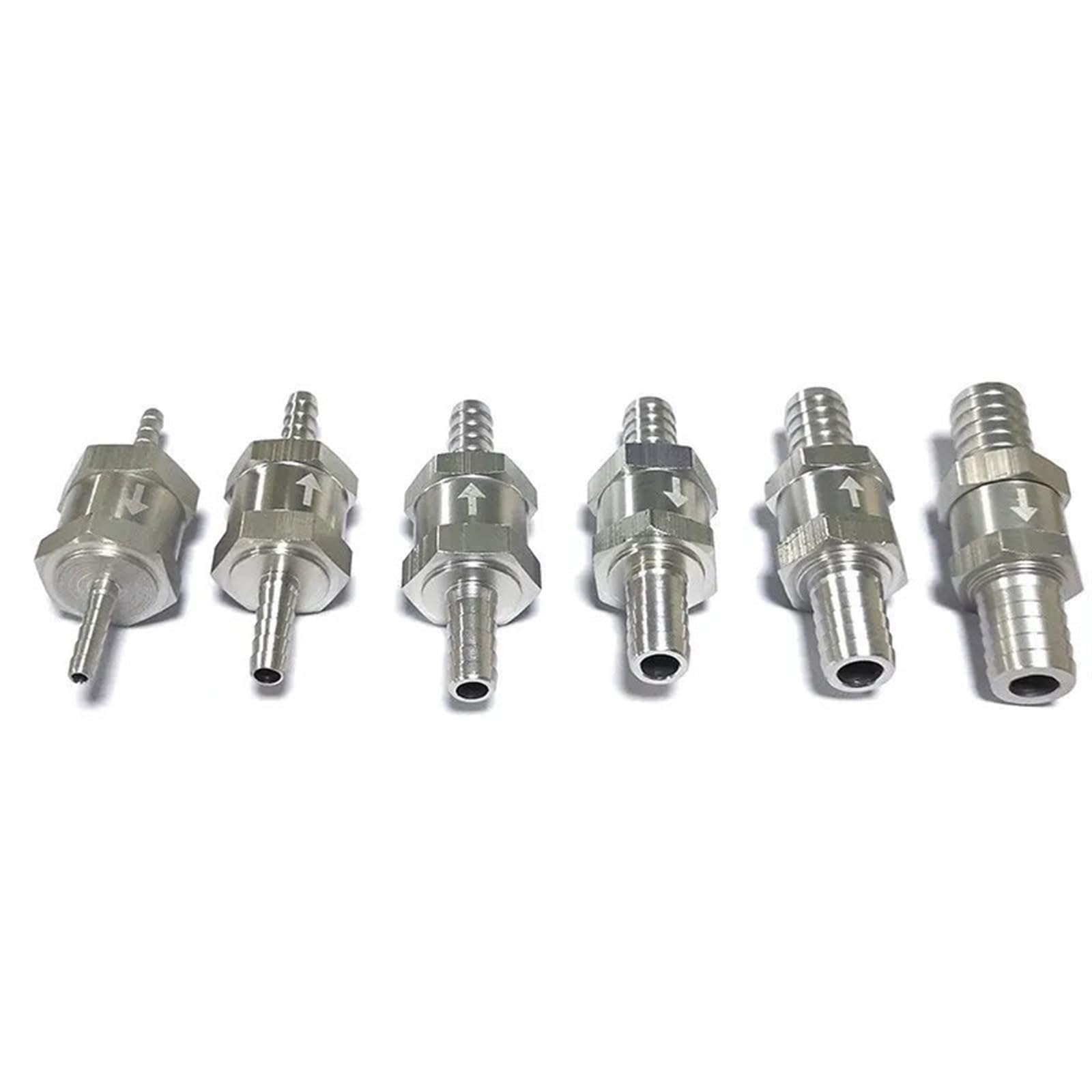 Válvula de línea de combustible unidireccional de aluminio antirretorno de 4 mm y 5/32 pulgadas