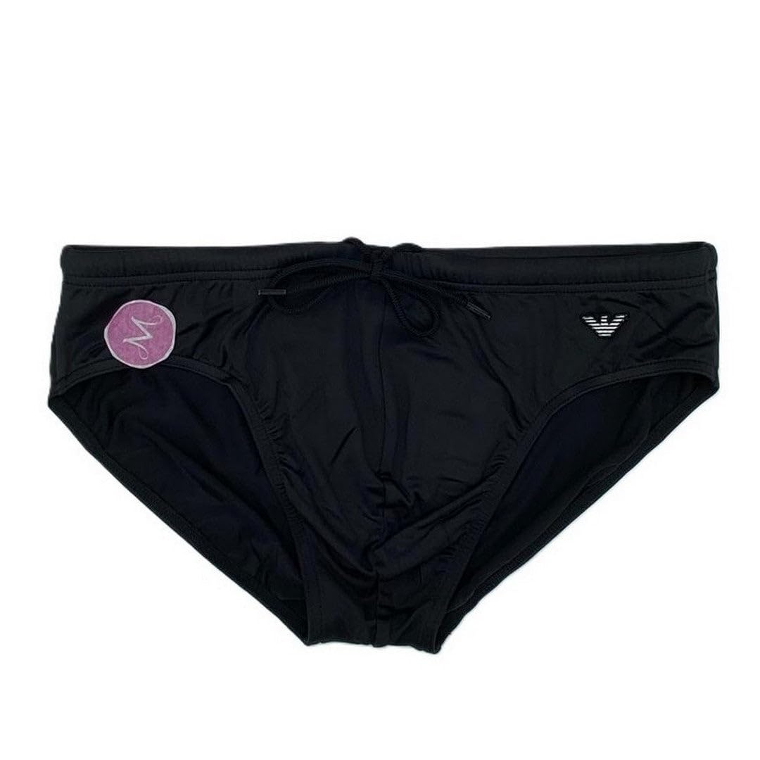 Emporio Armani Herren Schwarz Klassische -Badehose, Xxl