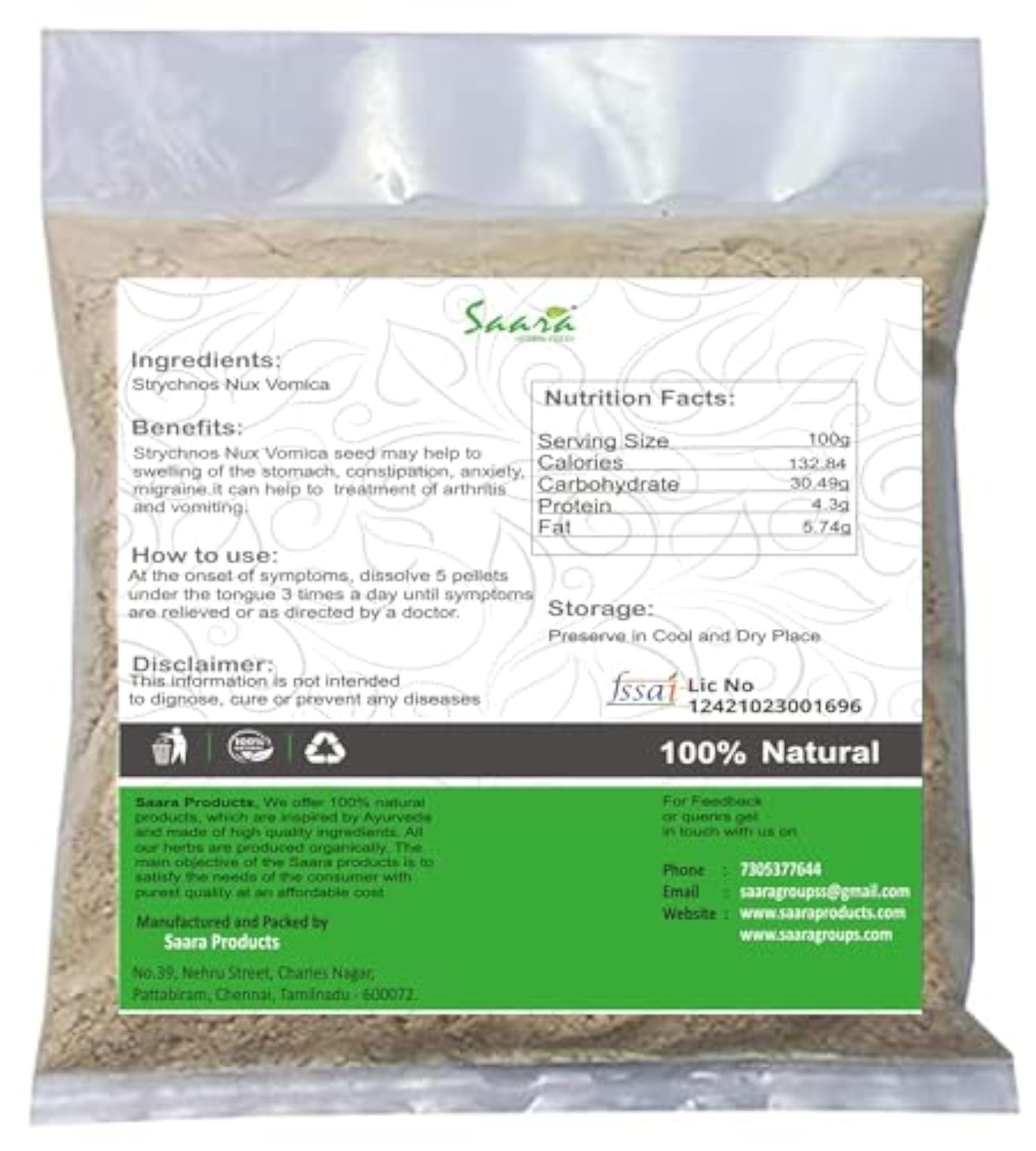 Thetran Kottai Powder 400g