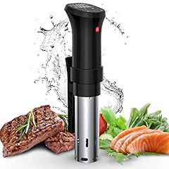 低温調理器 1100Wハイパワー 低温調理器具 24時間 予約機能 真空調理器 スロークッカー レシピ付き 低温調理 IPX7防水 タッチパネル クリップ式 低温調理機 低音調理器 タイマー 温度設定 五重安心保護 日本語取扱説明書