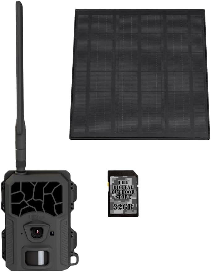 WiseEye Mini Cam 2, 32 GB SD Card and Solar Panel, Digital Outdoor Store Bundle