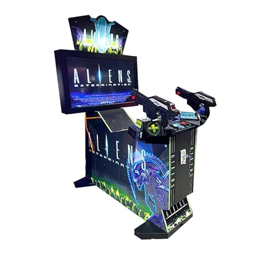 42 Inch Screen Coin Operated Amusement Arcade Aliens Shooting Game Machine