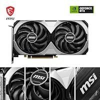 MSI GeForce RTX 4070 Ventus 2X 12G OC Grafikkarte - NVIDIA RTX 4070 GPU, 12GB GDDR6X (21Gbits / 192 bit), PCIe 4.0-2X TORX Fan 4.0 - HDMI 2.1a, DisplayPort 1.4a – Ansicht 2