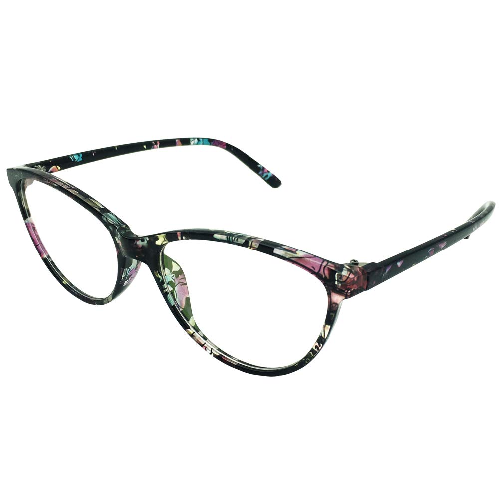 Southern Seas Ladies Cat Eye Style +2.50 Reading Glasses Womens Floral Frame Readers Eyeglasses Eyewear