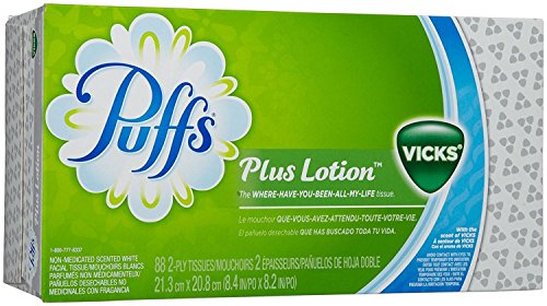 Image of Puffs Plus Lotion Facial Tissues with Scent of Vicks - 88 ct