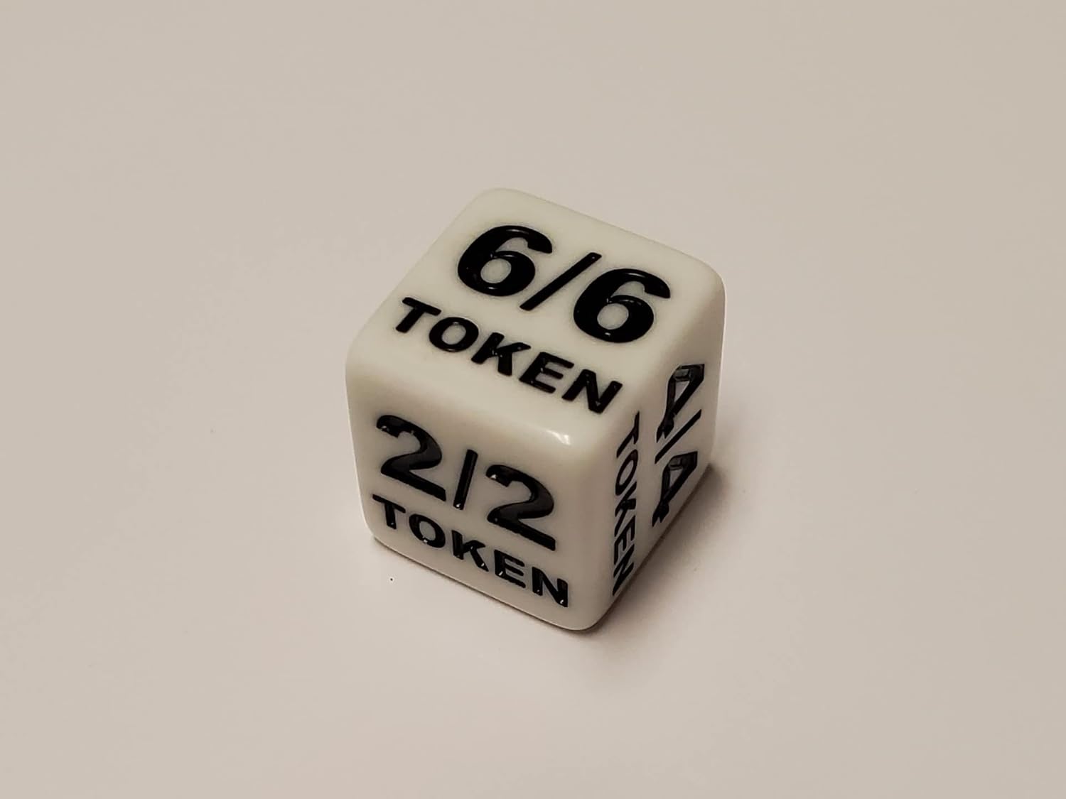 5X New Creature Token Dice for Magic: The Gathering 1/1 Token to 6/6 - Easy to Read Even Across The Table! CCG MTGken Creature Dice for Magic: The Gathering CCG MTG Dice Counter Tokens