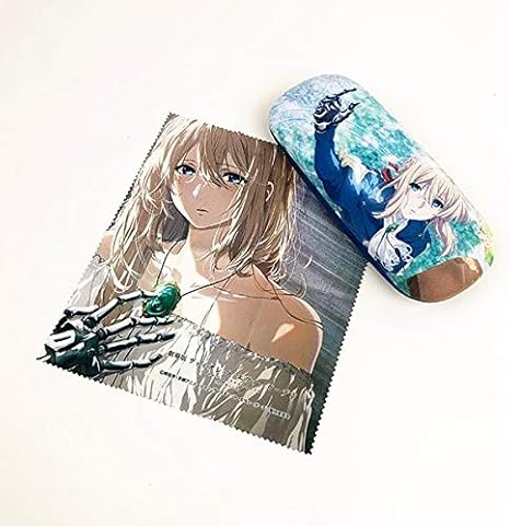 Amazon 劇場版 ヴァイオレット エヴァーガーデン メガネケース クロス付き Bl アニメ 萌えグッズ 通販