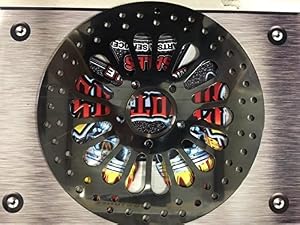 KCINT Super Spoke Style Front Brake Rotor For Harley-Davidson Motorcycles (1984 & Up)