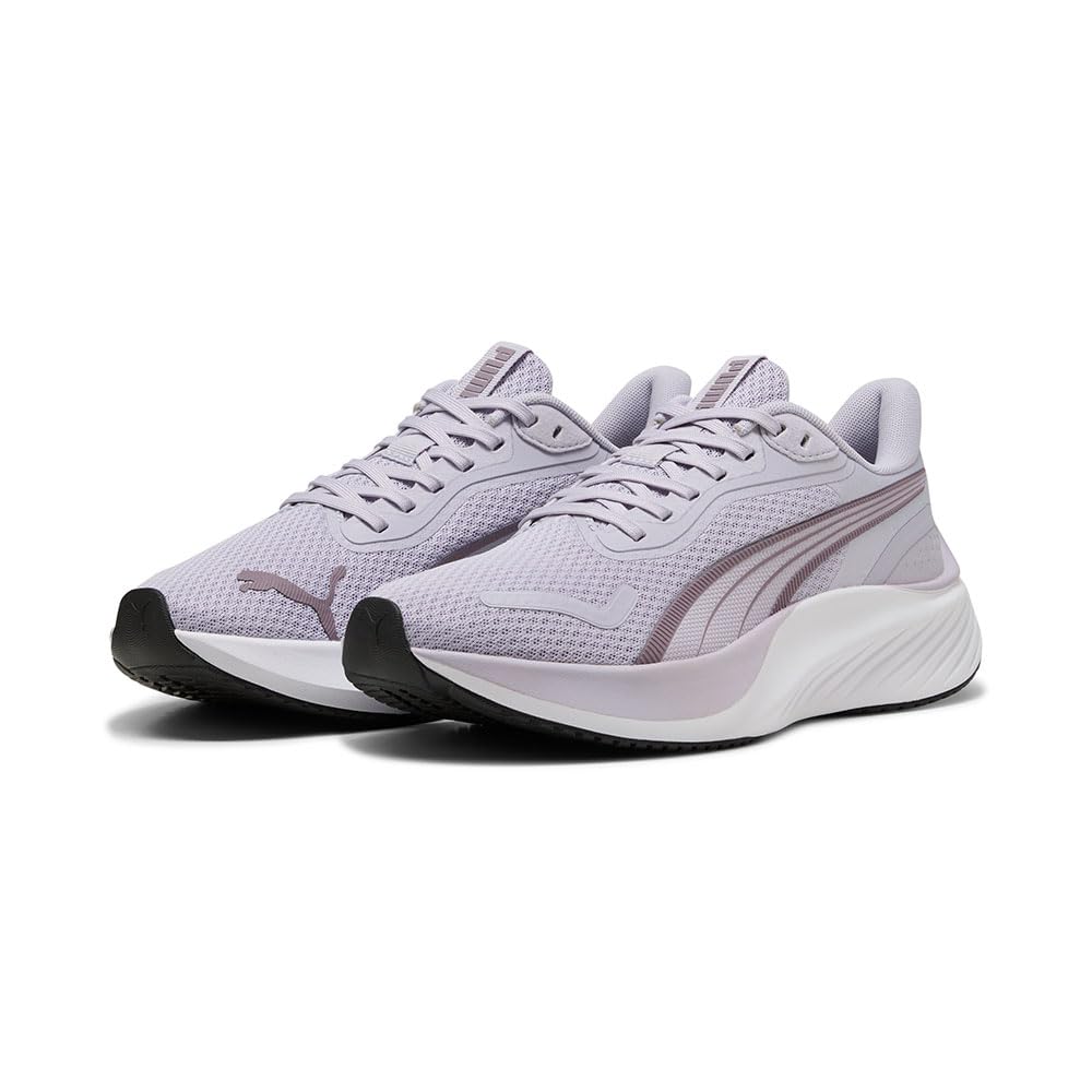 PUMA Unisex Pounce LITE Road Running Shoe, Lilac Crush-Plum JAM White, 4 UK