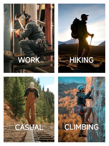 Sonic Cat Work Pants for Men Ripstop Tactical Pants Lightweight Water Resistant EDC Hiking Carpenter Hunting Pants with Multi Pockets (US, Alpha, Small, 36, 30, Regular, Regular, Black) - Thumbnail 2