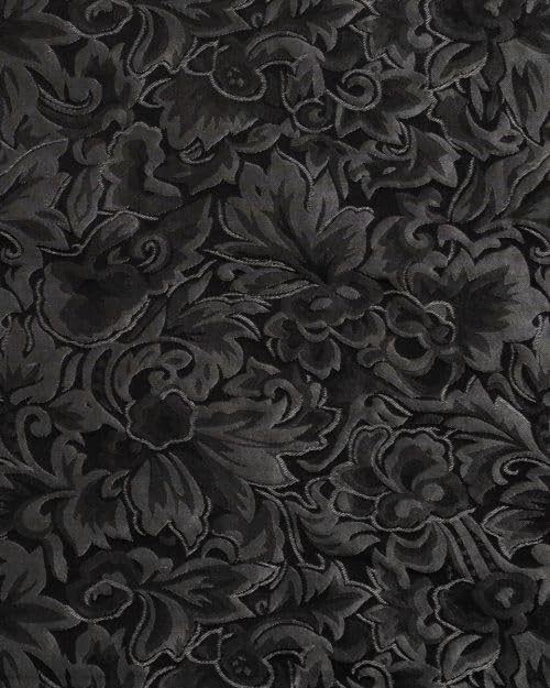 Wyoming Traders Jacquard Baroque 34" Western Cowboy Wild Rag Buckaroo Scarf 100% Silk - Image 2